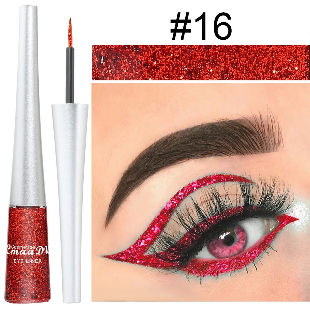 CMAADU ColorPop Liquid Eyeliner – Waterproof, Smudge-Proof & Long-Lasting