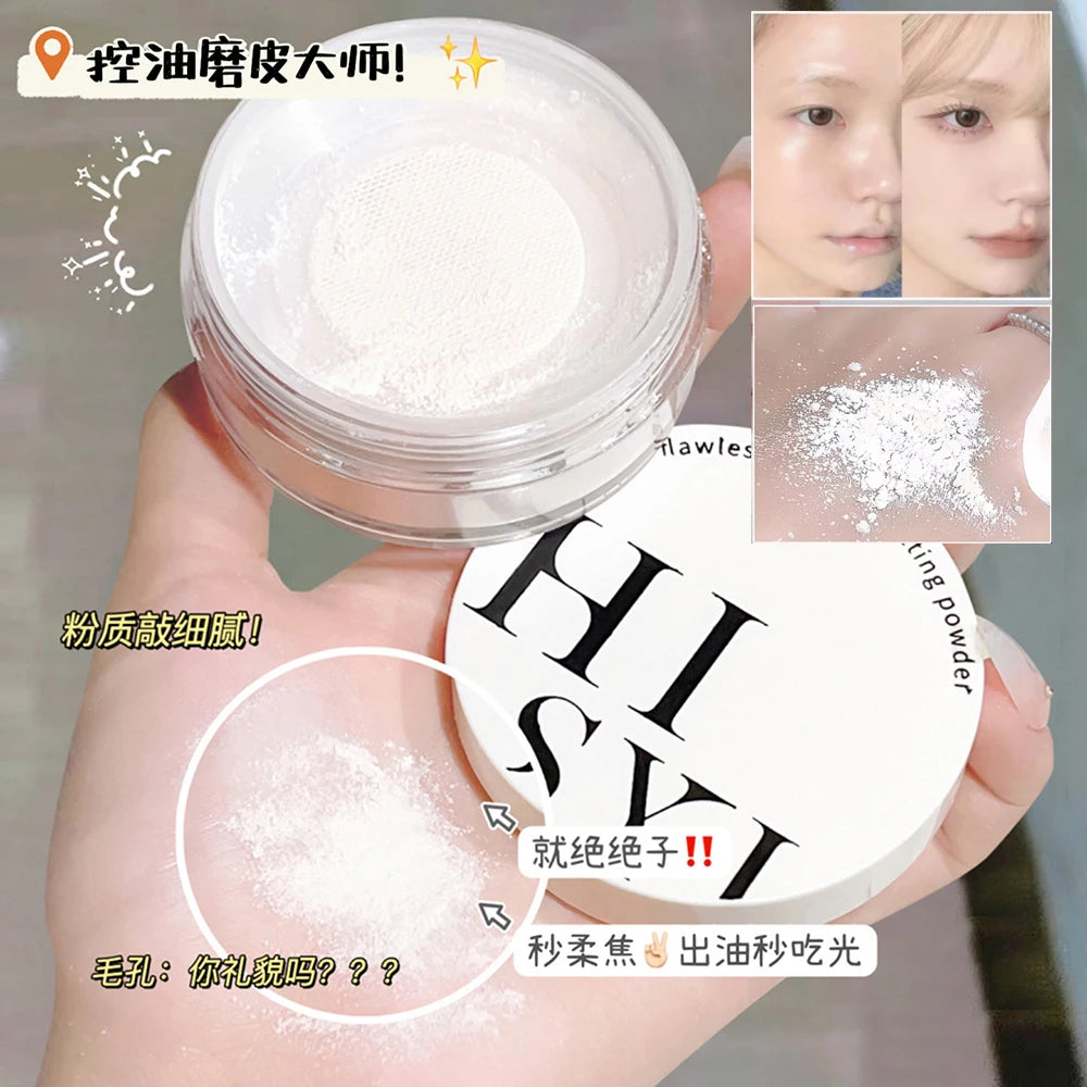 بودرة هيسي لايت إير السائبة - لمسة نهائية شفافة غير لامعة للتحكم في الزيوت ومظهر خالٍ من العيوب