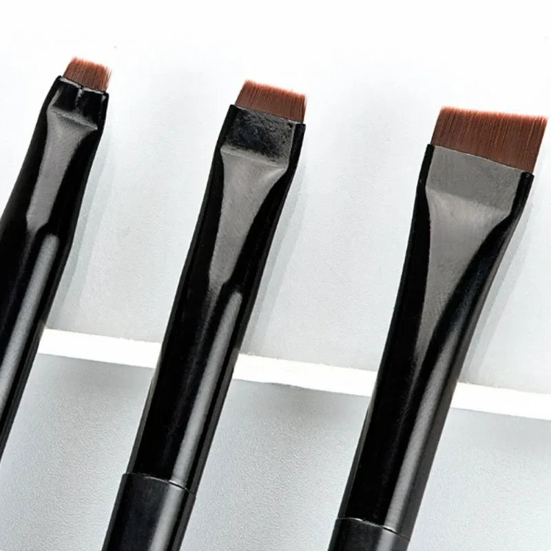 مجموعة فرش الحواجب وكحل العيون 3 في 1 من CNKESS - أداة رسم الحواجب بدقة وأداة رسم خط رفيع