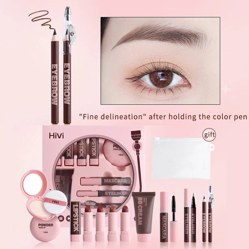 Caja de regalo de maquillaje de San Valentín de HiVi: set de lápiz labial y polvos de edición limitada