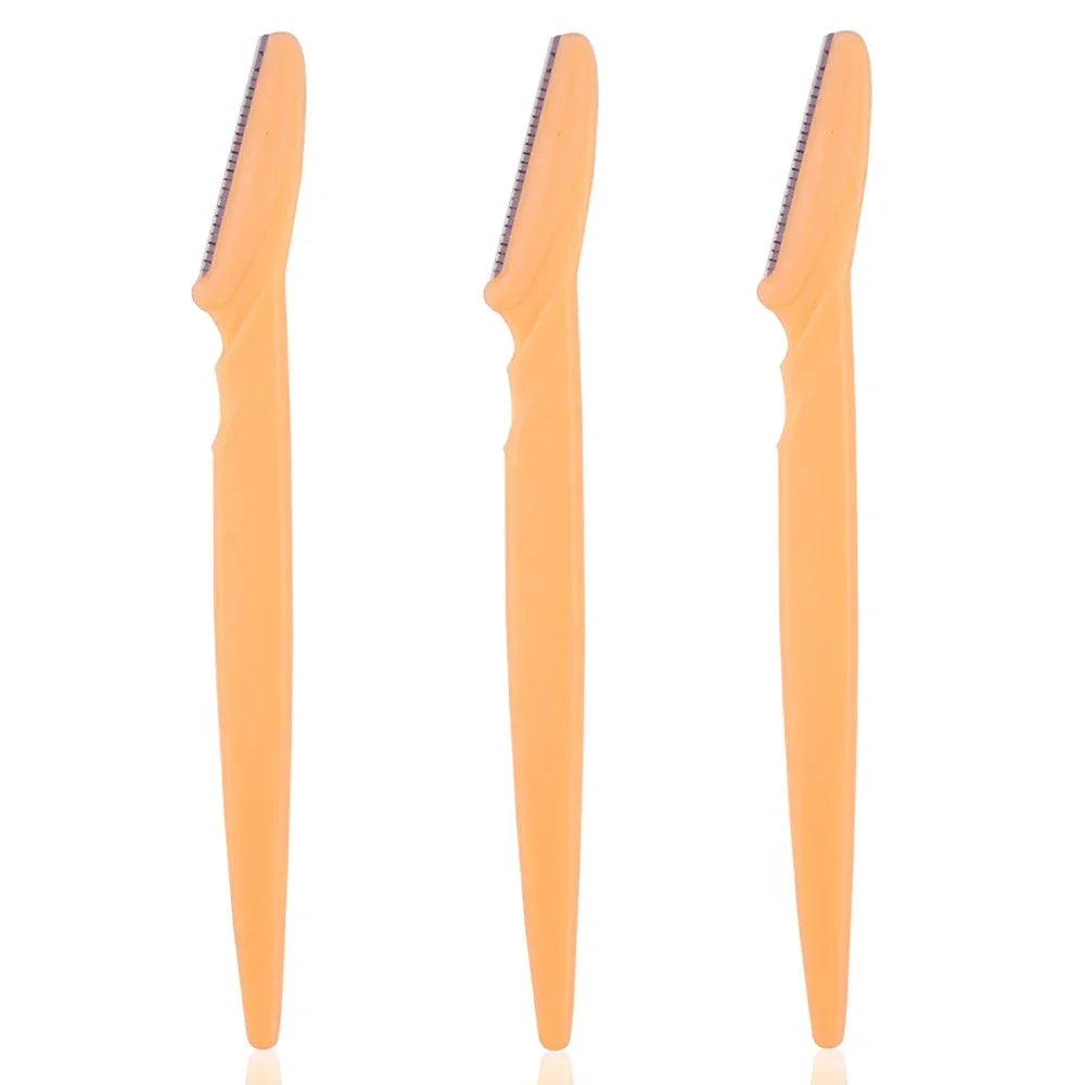 LuxuryGlow - Set de 3/10 afeitadoras recortadoras de cejas seguras: depilación facial de precisión para mujeres