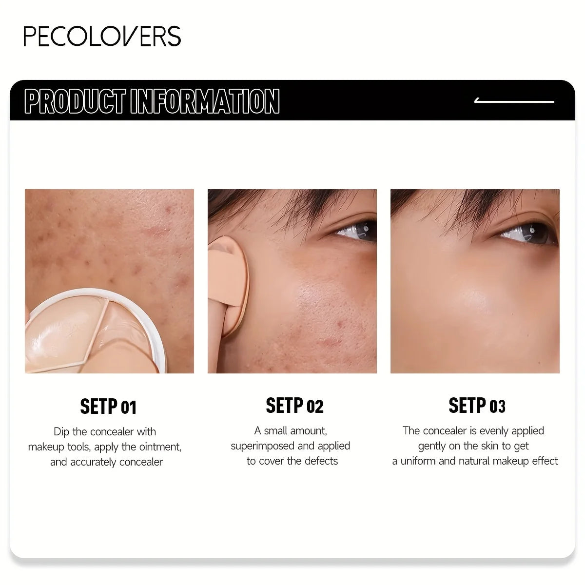 Paleta de correctores LuxuryGlow de cobertura total a prueba de agua: maquillaje hidratante y duradero para el acné, las ojeras y el contorno de ojos.