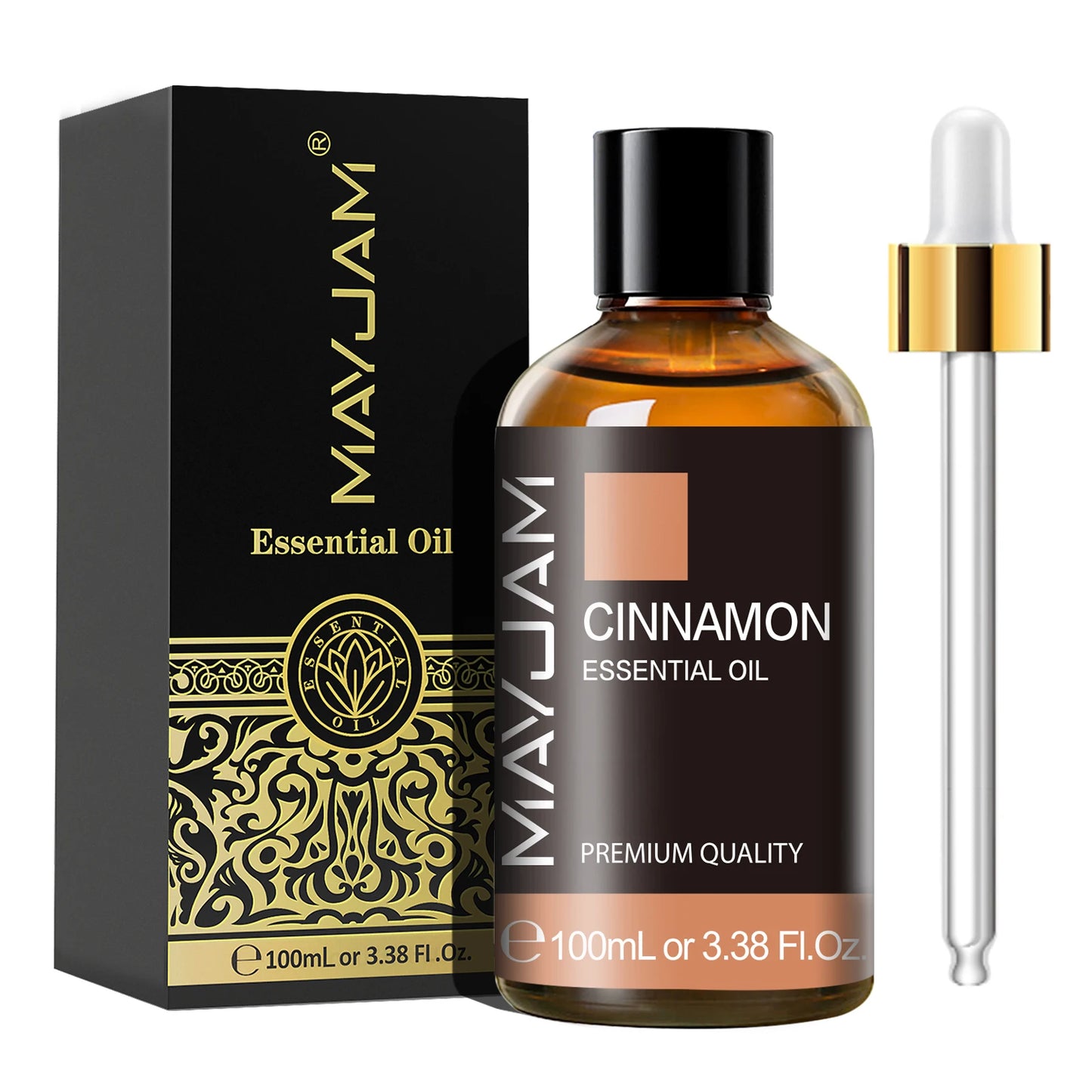 Aceite esencial puro MAYJAM 100 ml: aceite de aromaterapia con gotero para humidificadores, velas y difusores
