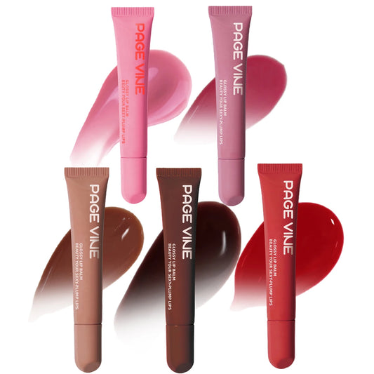 Brillo de labios LuxuryGlow para funda de teléfono: hidratante labial de larga duración (12 ml)