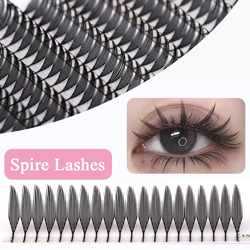 lashrujade Premade Volume Fan Lashes – Soft Faux Mink, Natural Look for Salon & DIY Use