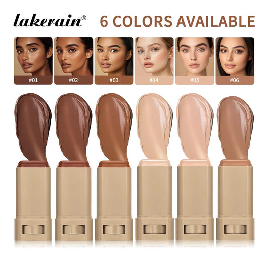 Base de maquillaje en barra Lakerain Eraser: tinte con sérum para una cobertura impecable e hidratada.