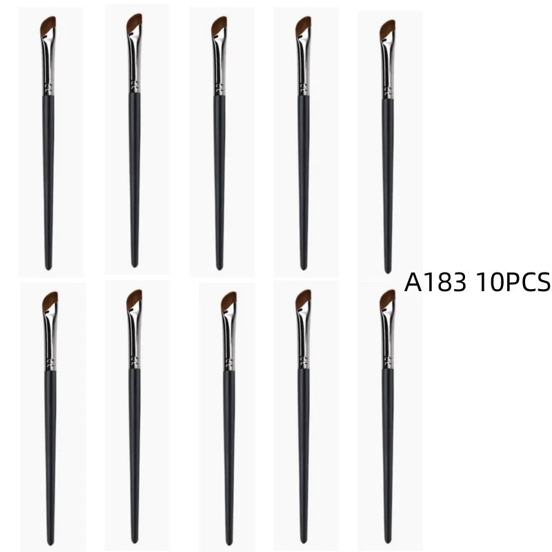 LuxuryGlow Ultra-Thin Angled Eyeliner & Eyebrow Brush | Precision Makeup Tool