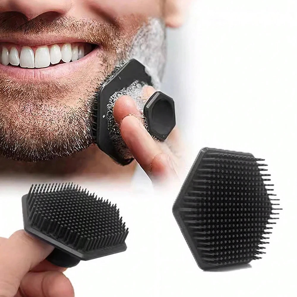 K.H.Lina Silicone Facial Cleansing Brush – Deep Clean, Gentle Exfoliation & Face Massage Tool for Men