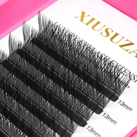 Extensiones de pestañas XIUSUZAKI YY 3D/4D/5D W – L/LU/M, rizos suaves, volumen, abanicos, C60