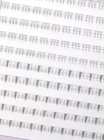 رموش سفلية طبيعية من JPNPL MIAOJIE - 10 صفوف من شرائح المانجا الهوائية أسفل الرموش 5-7 مم