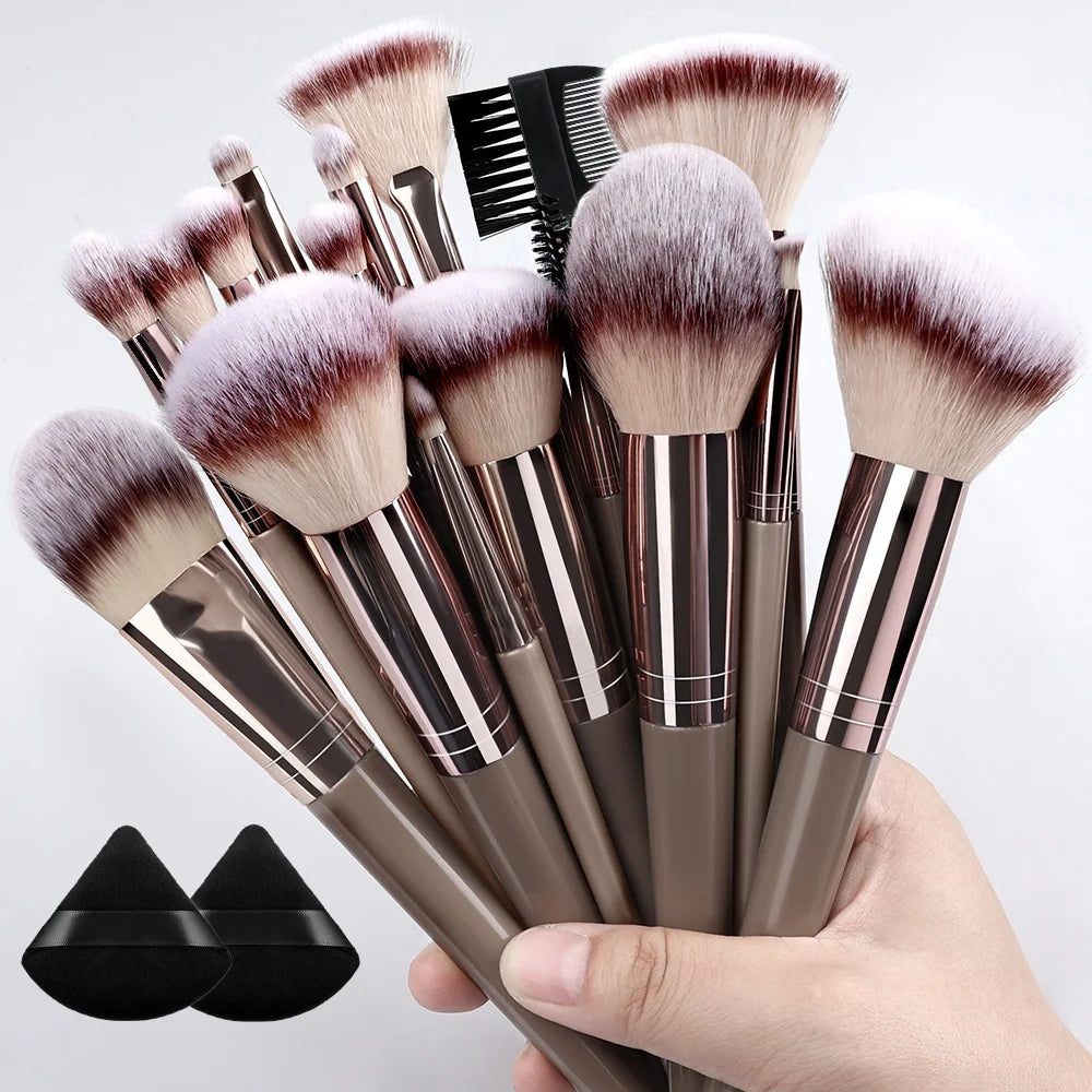ZSRUNHUI 1–20 Pcs Professional Makeup Brush Set – Soft, Precise & Multi-Use