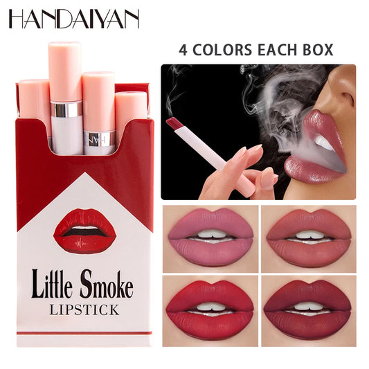 Handaiyan Matte Lipstick Set | 4PCS Velvet Non-Fade Mini Lipsticks