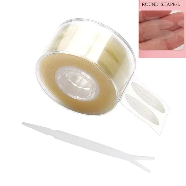 JPNPL MJ 600 piezas de cinta para párpados dobles: pegatinas invisibles autoadhesivas para levantamiento de párpados