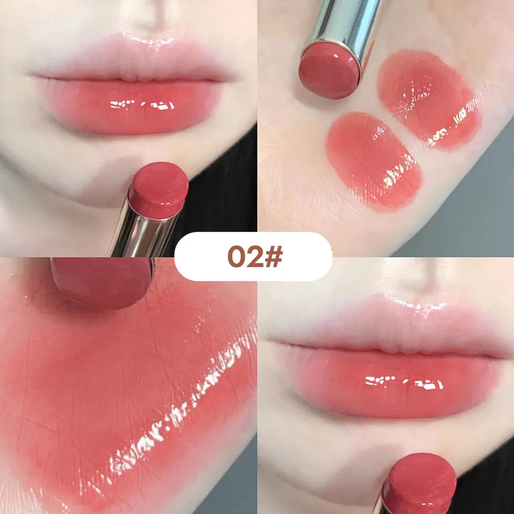 Gege Bear Silky Glossy Lipstick – Ultra Moisturizing, Non-Stick, Water Bomb Finish