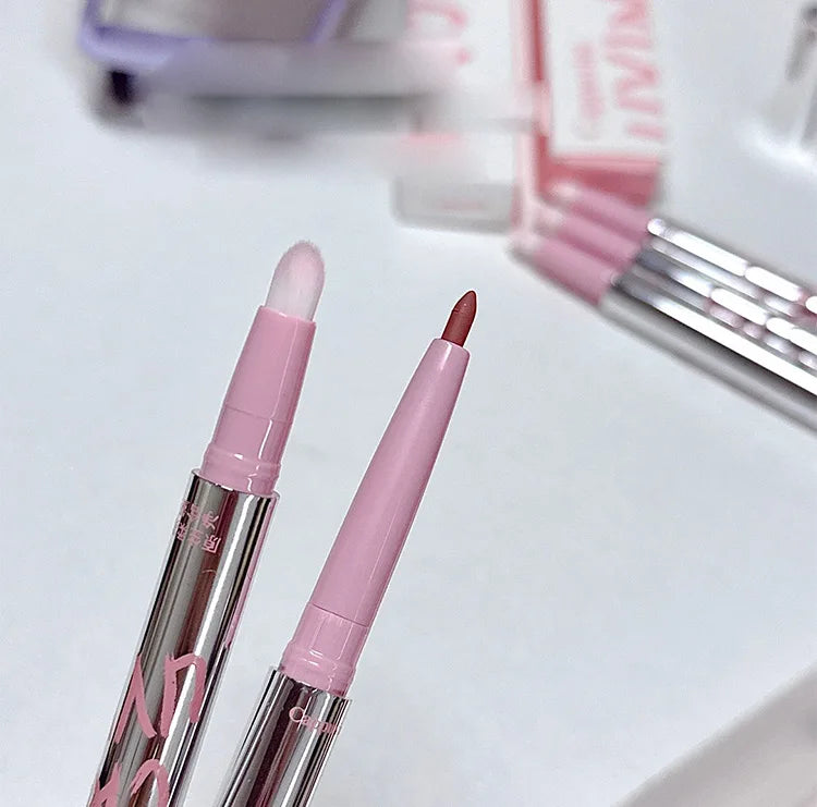 Cappuvini Nude Lip Liner with Brush – Long Lasting Matte Finish by Cappuvini