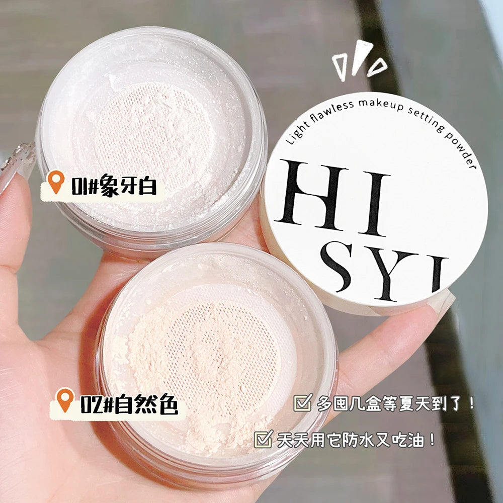 بودرة هيسي لايت إير السائبة - لمسة نهائية شفافة غير لامعة للتحكم في الزيوت ومظهر خالٍ من العيوب