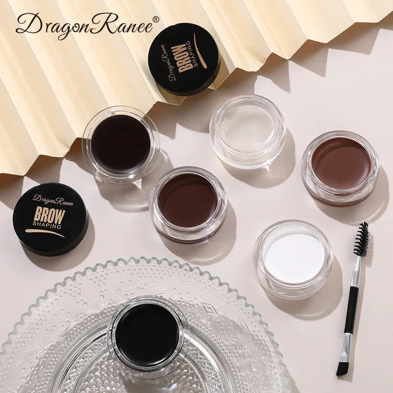 Dragon Ranee 6-Color Eyebrow Styling Cream – Long-Lasting Waterproof Brow Gel