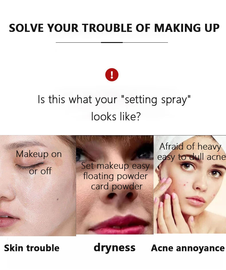 بخاخ تثبيت المكياج LuxuryGlow 100 مل - بخاخ مرطب ومقاوم للماء ويدوم طويلاً