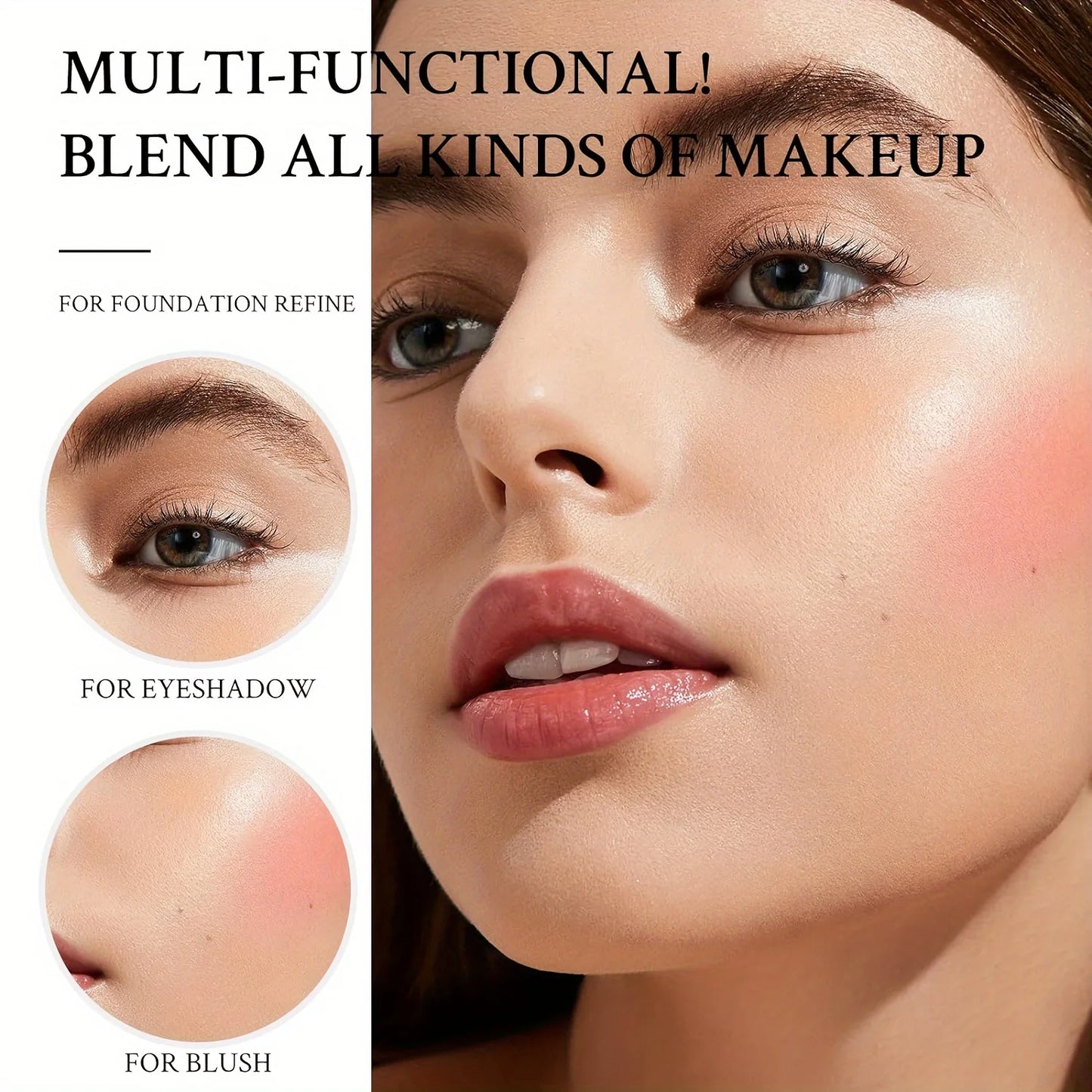 Pincel labial portátil de silicona LuxuryGlow con funda: miniaplicador para bálsamo y lápiz labial | Herramienta higiénica y fácil de transportar