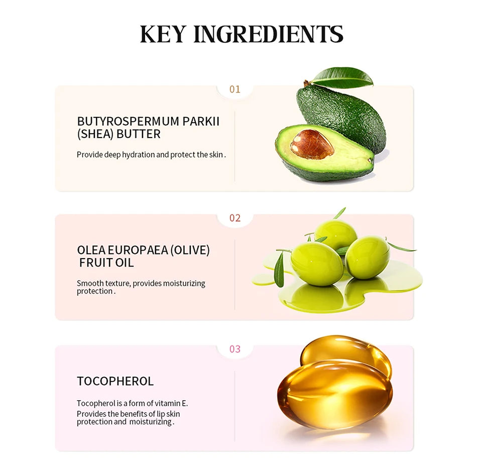 Bálsamo labial hidratante Lakerain Butter: cuidado labial hidratante, nutritivo y calmante.