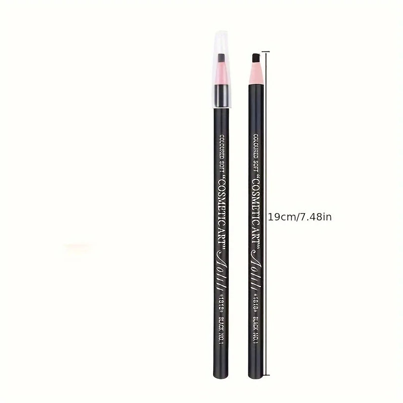 Lápiz de cejas desprendible LuxuryGlow resistente al agua: no se corre, no necesita afilarse, aspecto natural.