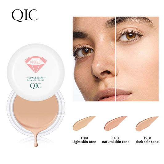 Corrector QIC de alta definición resistente al agua: cobertura total para cicatrices, tatuajes e imperfecciones
