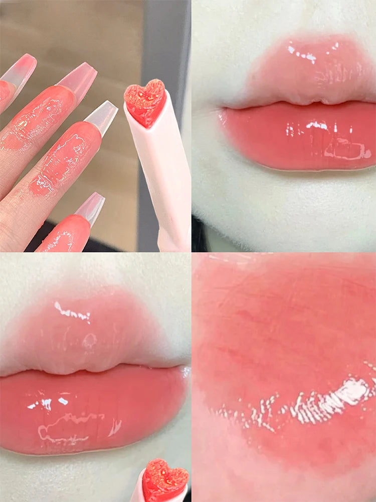 Lápiz labial Gege Bear Honey: labial hidratante en gelatina con acabado brillante.