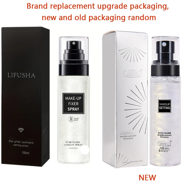 بخاخ تثبيت المكياج LuxuryGlow 100 مل - بخاخ مرطب ومقاوم للماء ويدوم طويلاً