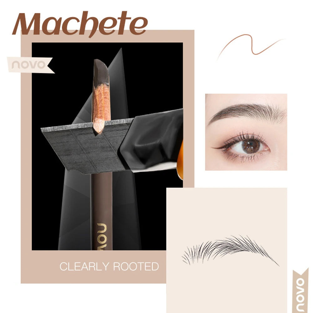 LuxuryGlow Waterproof Eyebrow Pencil | Long-Lasting Microblading Effect for Defined Brows