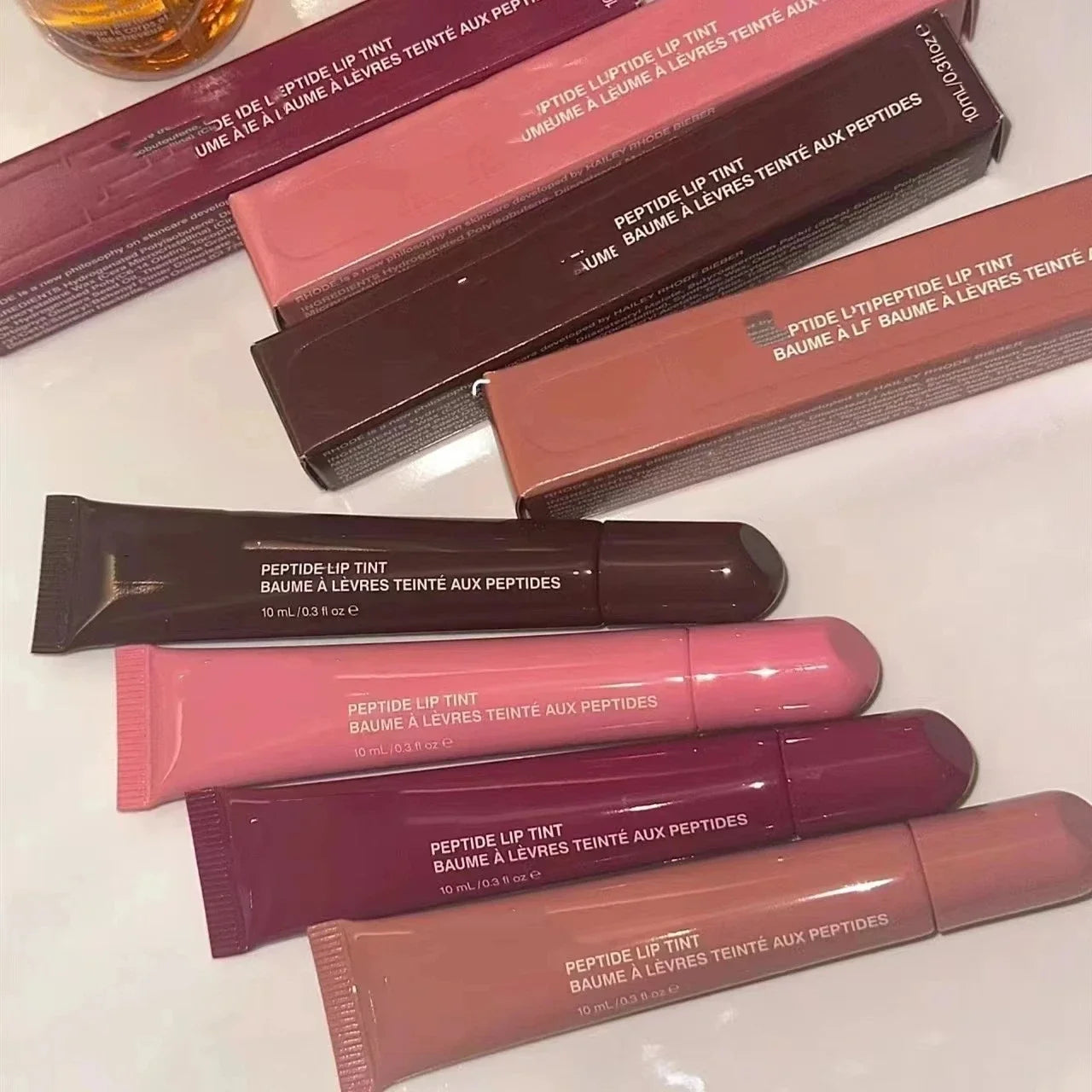 Set de brillo labial hidratante Page Vine de 9 colores: aceite en gel nutritivo y voluminizador de larga duración