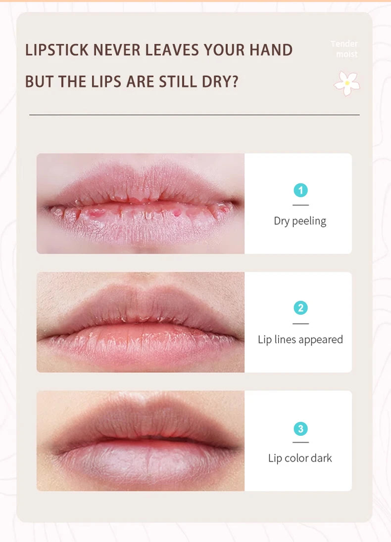 Bálsamo labial de frutas que cambia de color OCHEAL: duradero e hidratante
