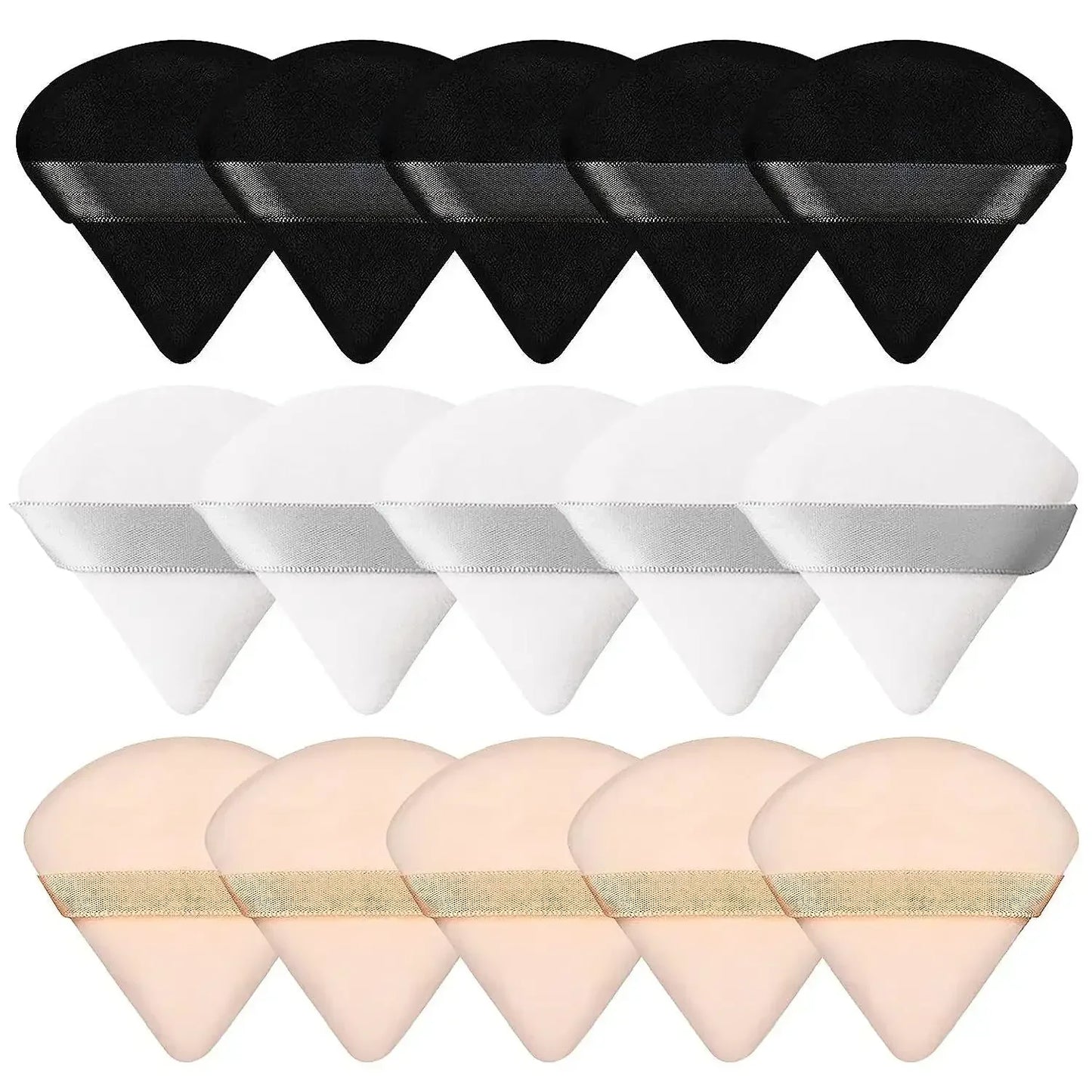 LuxuryGlow Soft Cosmetic Puff Set – Blend & Set Makeup Flawlessly (2–15 PCS)