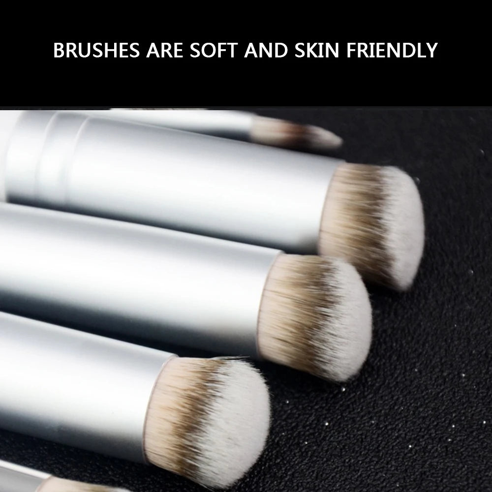 LuxuryGlow Premium Foundation & Concealer Brush Set – Flawless Blending & Contour Tool
