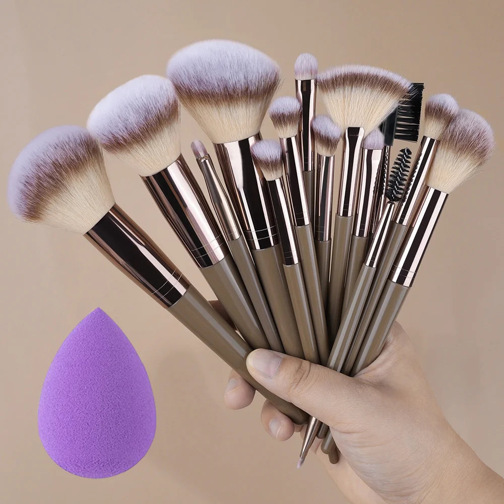 ZSRUNHUI 1–20 Pcs Professional Makeup Brush Set – Soft, Precise & Multi-Use