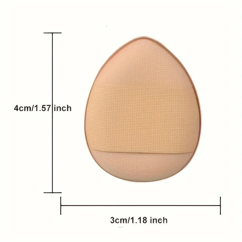 LuxuryGlow - 50 mini esponjas para los dedos, aplicadores de almohadilla rosas para base y corrector