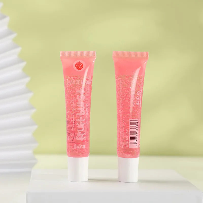 Glory Carrot 6-Piece Fruity Lip Gloss Set – Hydrating & Glossy Lip Gel for Moisturized, Shiny Lips