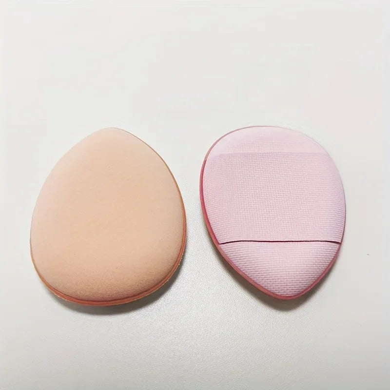 LuxuryGlow - 50 mini esponjas para los dedos, aplicadores de almohadilla rosas para base y corrector