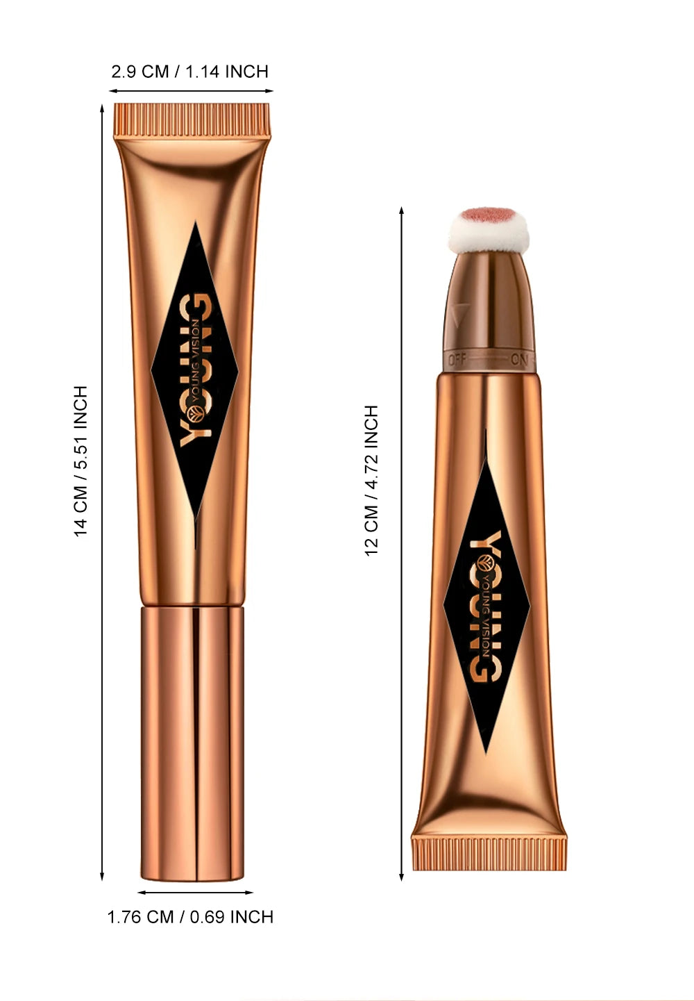 YOUNG VISION Air Cushion Blusher — Long-Lasting, Easy-to-Apply (6 Colors)