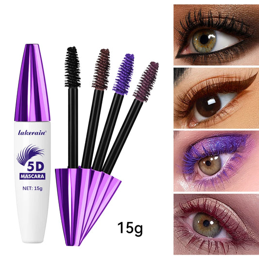 ibcccndc 5D Waterproof Fiber Mascara – Lengthening, Volumizing & Curling