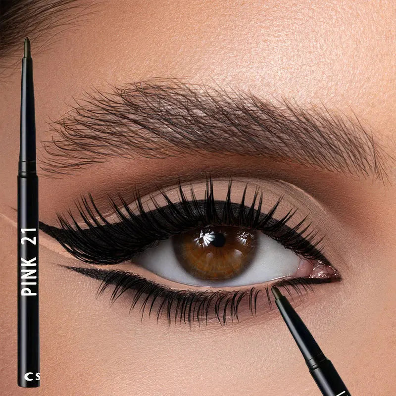 LuxuryGlow 10PCS Twist-Up Eyeliner Pencil Set – Smudge-Proof, Long-Lasting, Easy-Glide