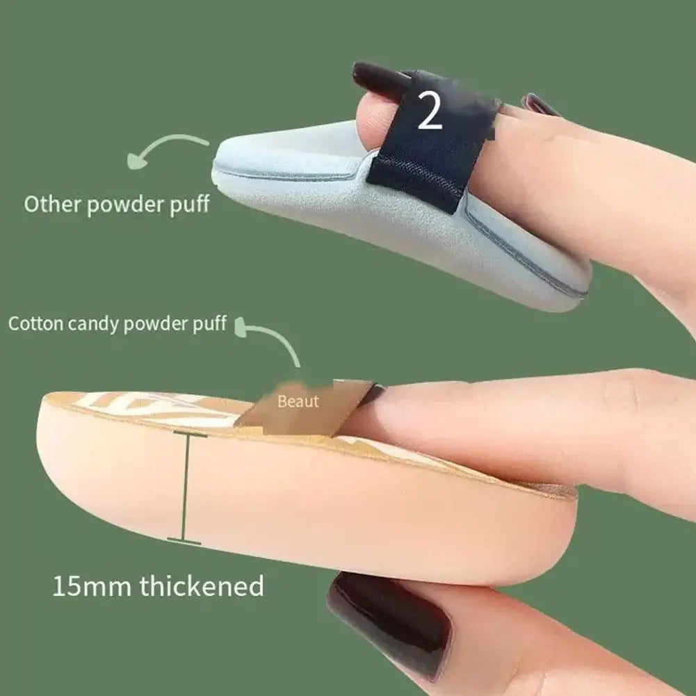 HUAZDS - Esponja de maquillaje con cojín de aire y estuche: esponja suave para usar en seco y mojado