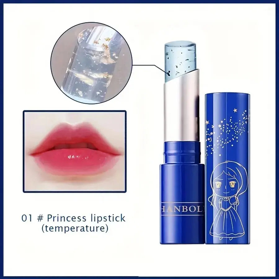 Lápiz labial LuxuryGlow Star Brilliant Crystal que cambia de color: hidratante y resistente al agua