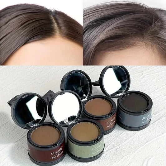 بودرة تحديد خط الشعر LuxuryGlow - أداة مكياج لإصلاح الشعر الطبيعي وملء ظلال الجبهة