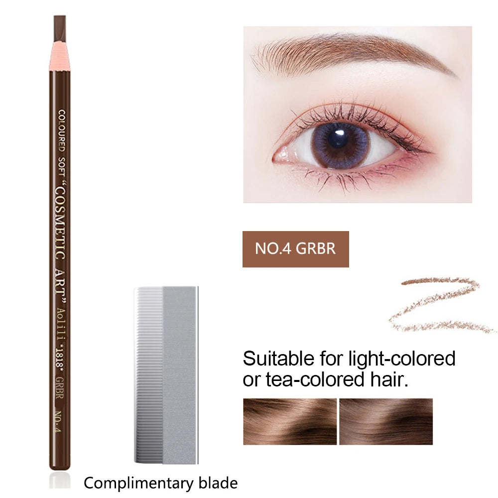 Lápiz de cejas LuxuryGlow Tear-Off Pull Line: no necesita afilarse, resistente al agua y a las manchas para unas cejas naturales y duraderas.