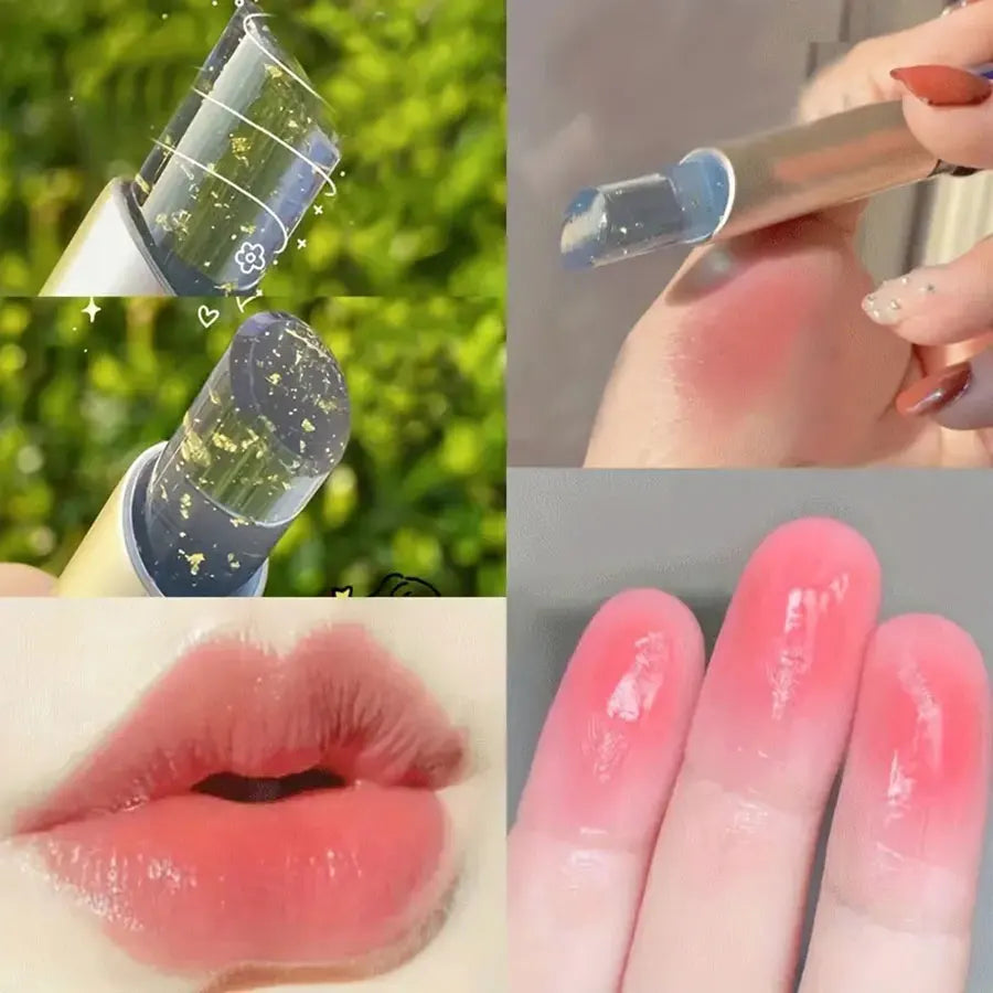 Lápiz labial LuxuryGlow Star Brilliant Crystal que cambia de color: hidratante y resistente al agua
