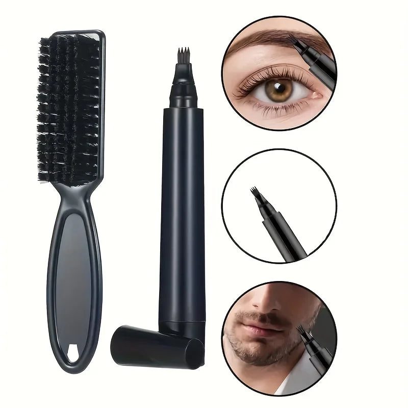 Eelhoe Beard Filling Pen Kit – Waterproof Beard Enhancer & Shaping Pencil for Men