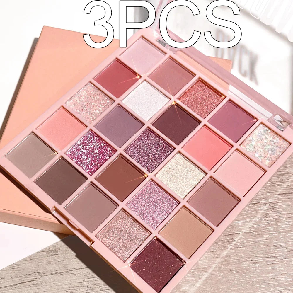 لوحة ظلال العيون جوجو دريم، ٢٥ لونًا | ألوان مطفية، لامعة، وبراقة