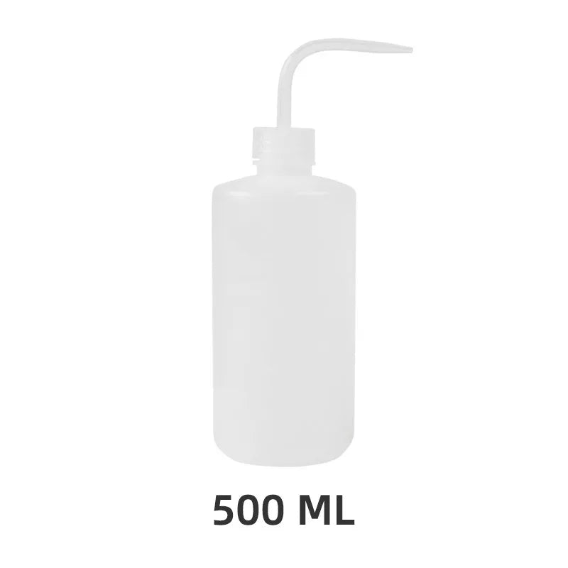 YASHICORAL 250/500ml Eyelash Cleaning Bottle – Curved Spout Lash & Brow Rinse Tool