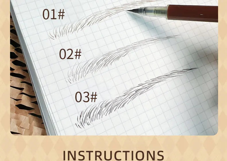 BIYA 0.01mm Ultra Fine Eyebrow Pen – Waterproof, Smudge-Proof & Natural Finish by BIYA
