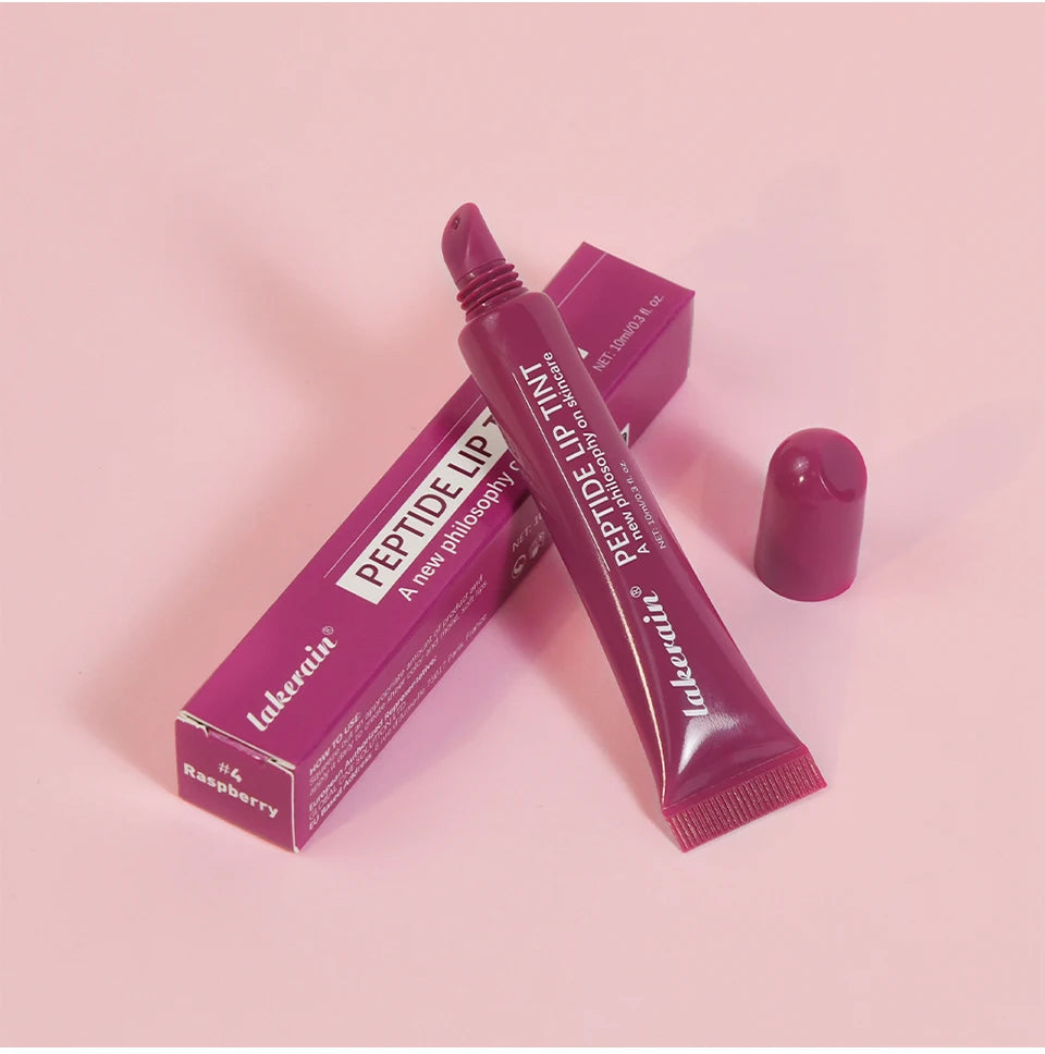 Brillo labial Lakerain Mirror Lip Glaze: 10 ml. Aceite labial hidratante, duradero y no pegajoso para labios nutridos y voluminosos.